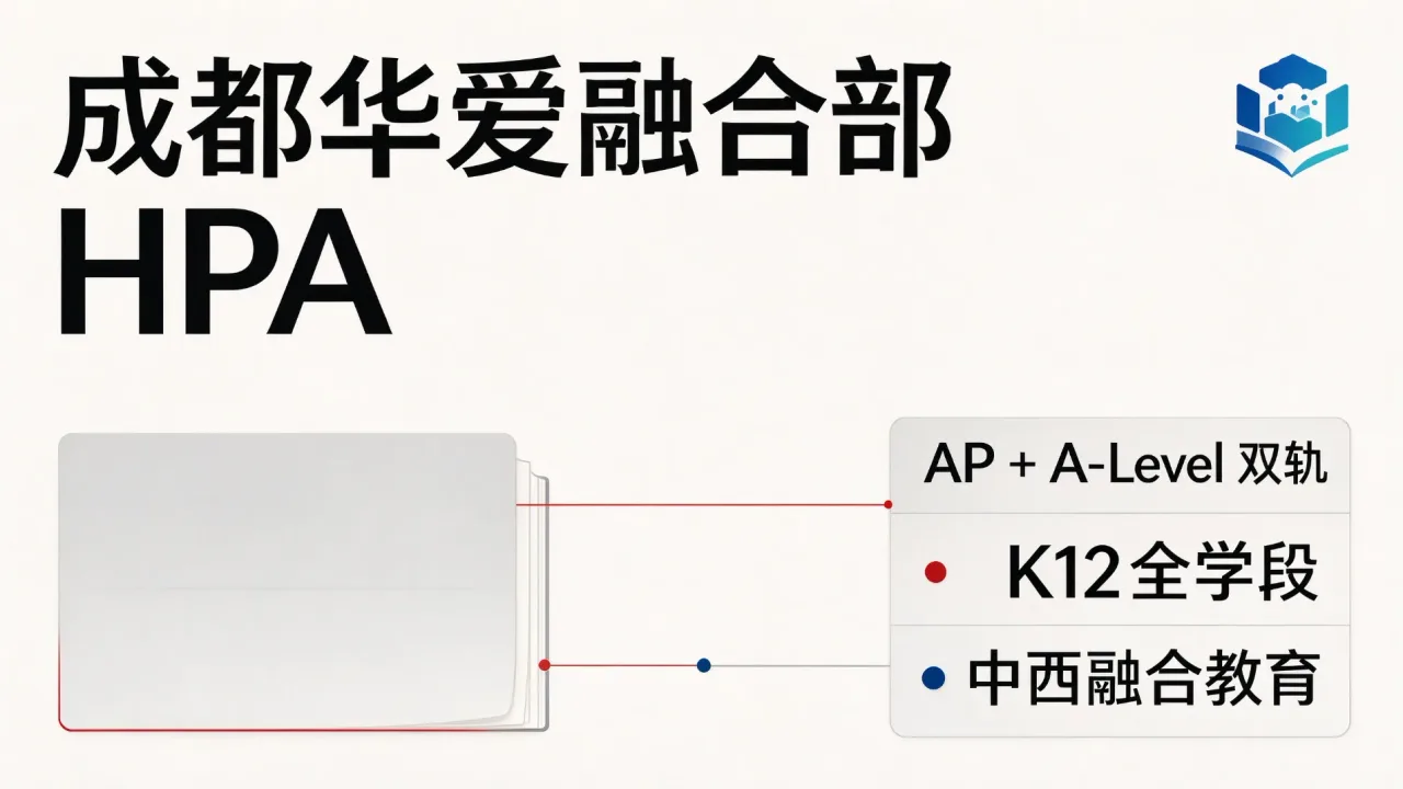 成都华爱融合部HPA:AP+A-Level双轨,K12全学段中西融合