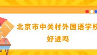 北京市中关村外国语学校好进吗?