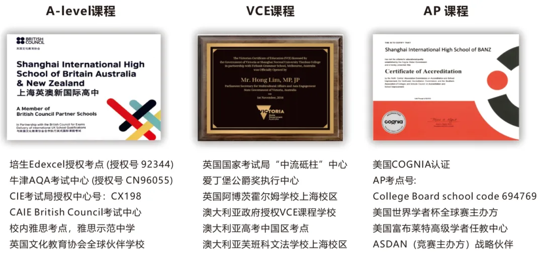 上海英澳美行中国际办学10年来,开设A-level