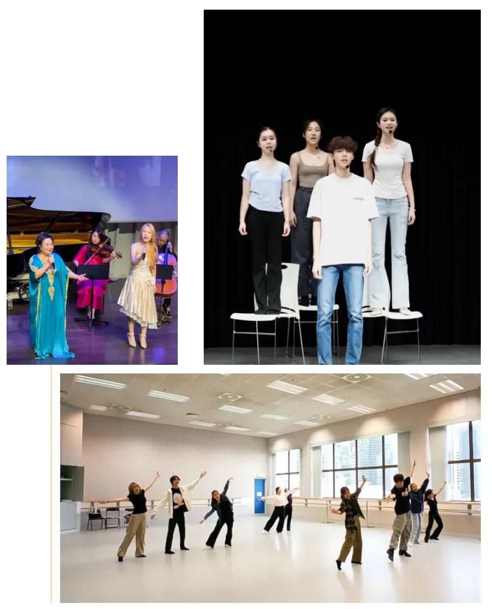 表演提升、原创作品、项目组合、制作产品、市场调研、职业定位