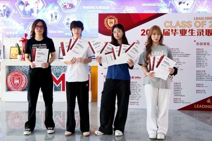 全学年,力迈学生在 数学、英语、商赛、计算机、物理、生物