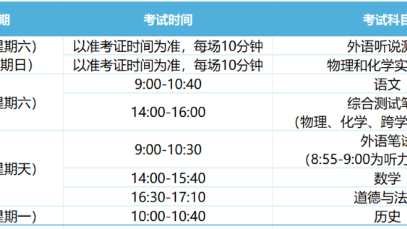 中考倒计时，上海中考时间轴全汇总指南
