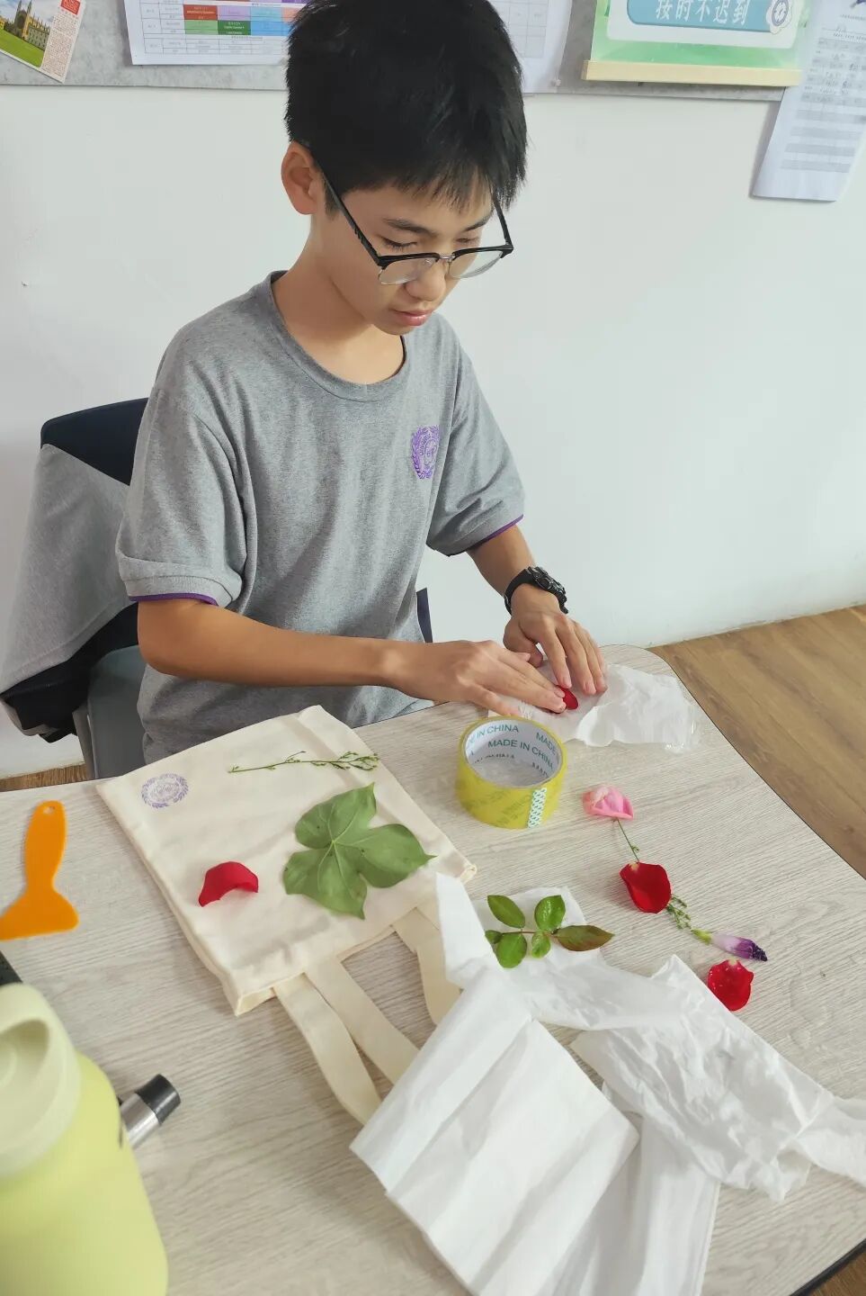植物拓染(艺术疗愈)