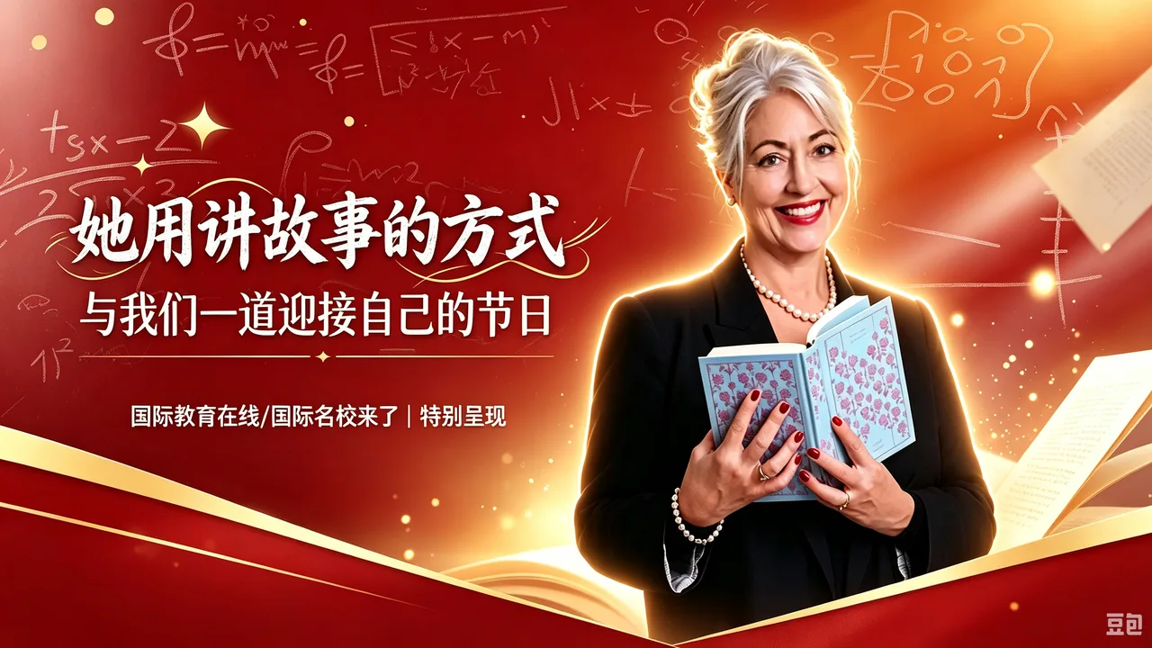 她用讲故事的方式，与我们一道迎接自己的节日
