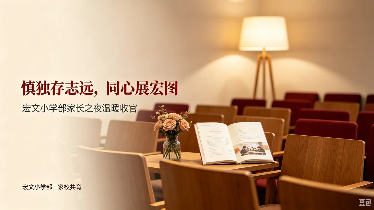 慎独存志远，同心展宏图｜宏文小学部家长之夜温暖收官