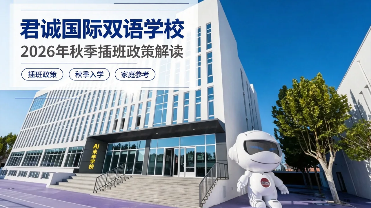 君诚国际双语学校2026年秋季插班政策解读