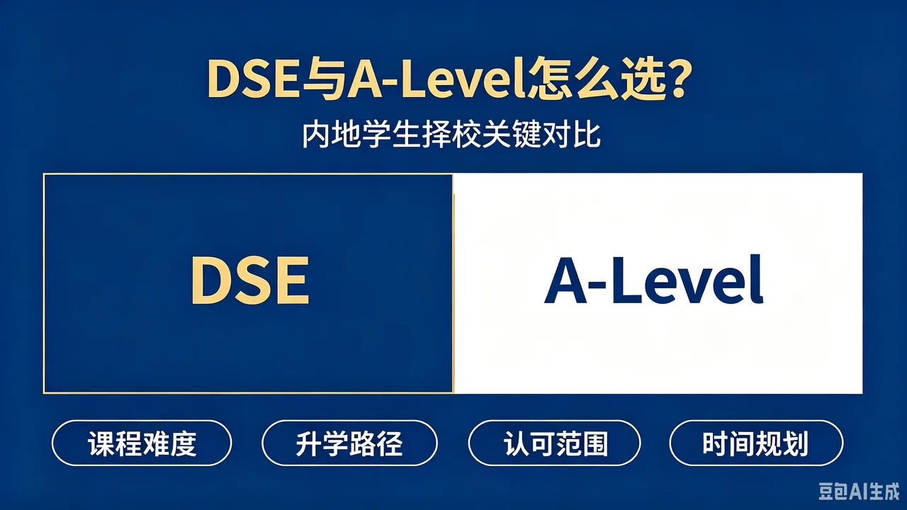 DSE与A-Level怎么选？内地学生择校关键对比