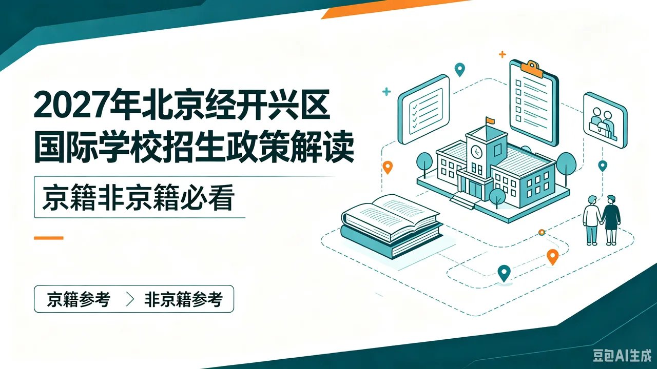 2027年北京经开兴区国际学校招生政策解读：京籍非京籍必看