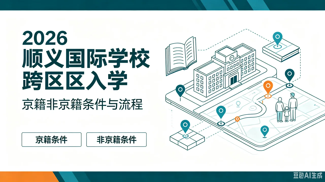2026顺义国际学校跨区入学:京籍非京籍条件与流程