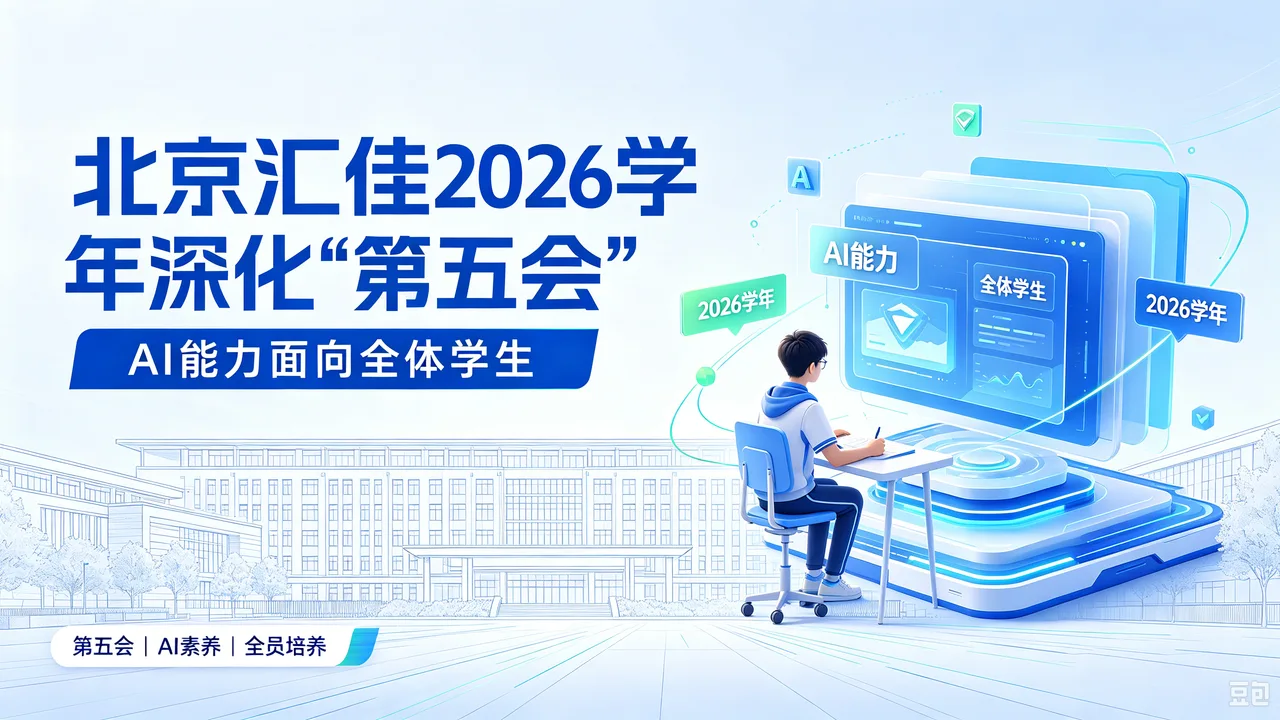 北京汇佳2026学年深化“第五会”，AI能力面向全体学生