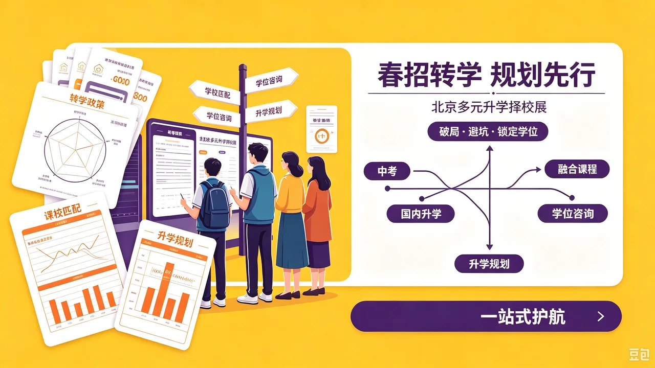 春招转学 规划先行|北京多元升学择校展助您破局・避坑・锁定学位一站式护航