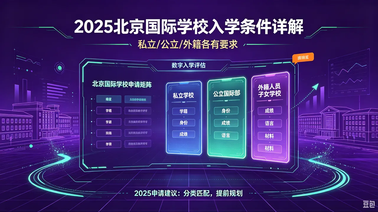 2025北京国际学校入学条件详解:私立/公立/外籍各有要求