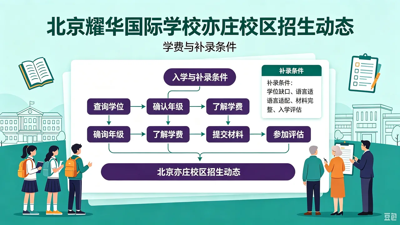 北京耀华国际学校亦庄校区招生动态:学费与补录条件