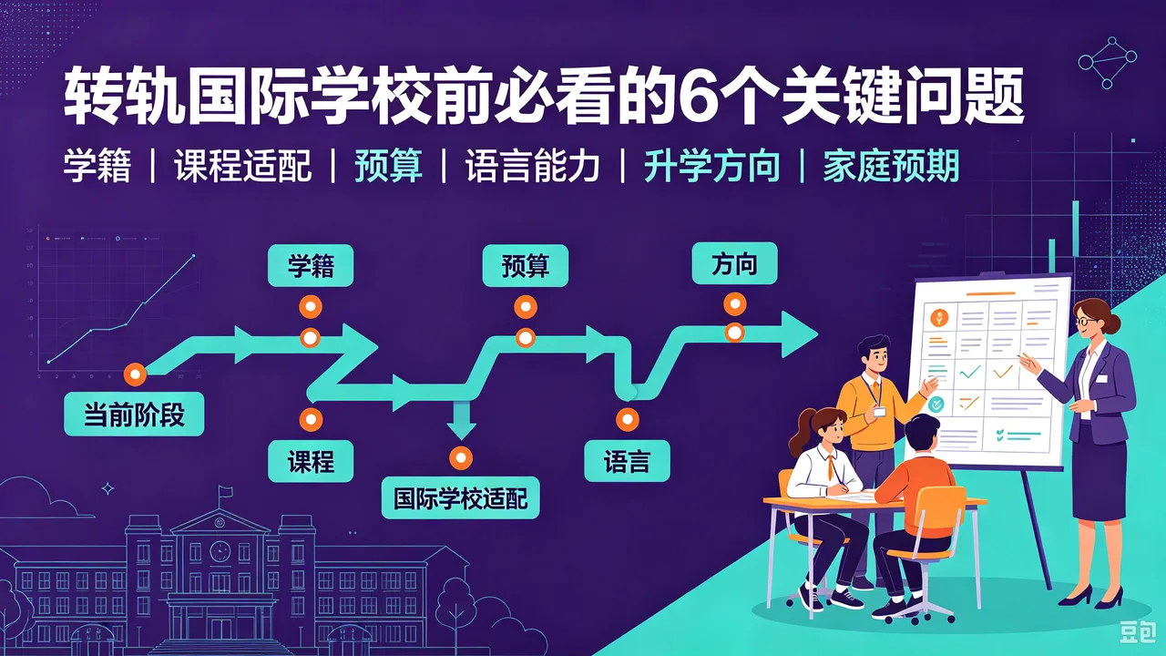 转轨国际学校前必看的6个关键问题