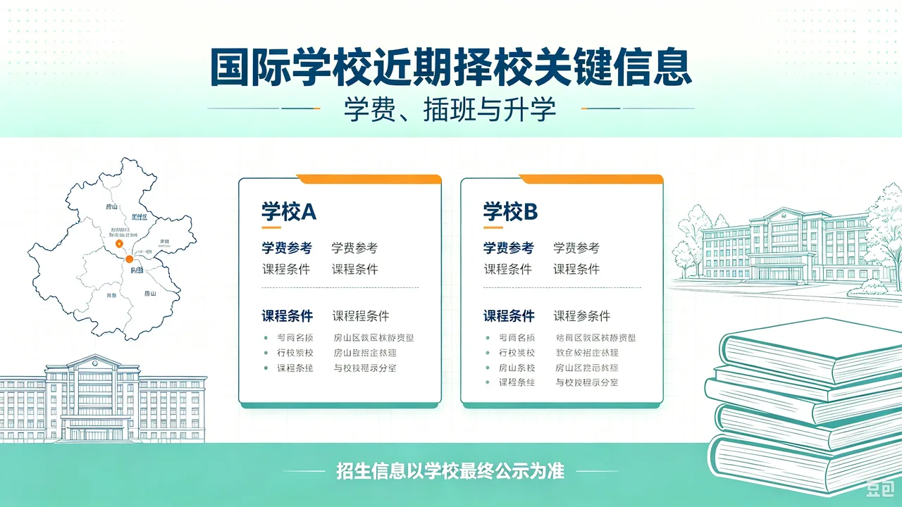 国际学校近期择校关键信息:学费、插班与升学