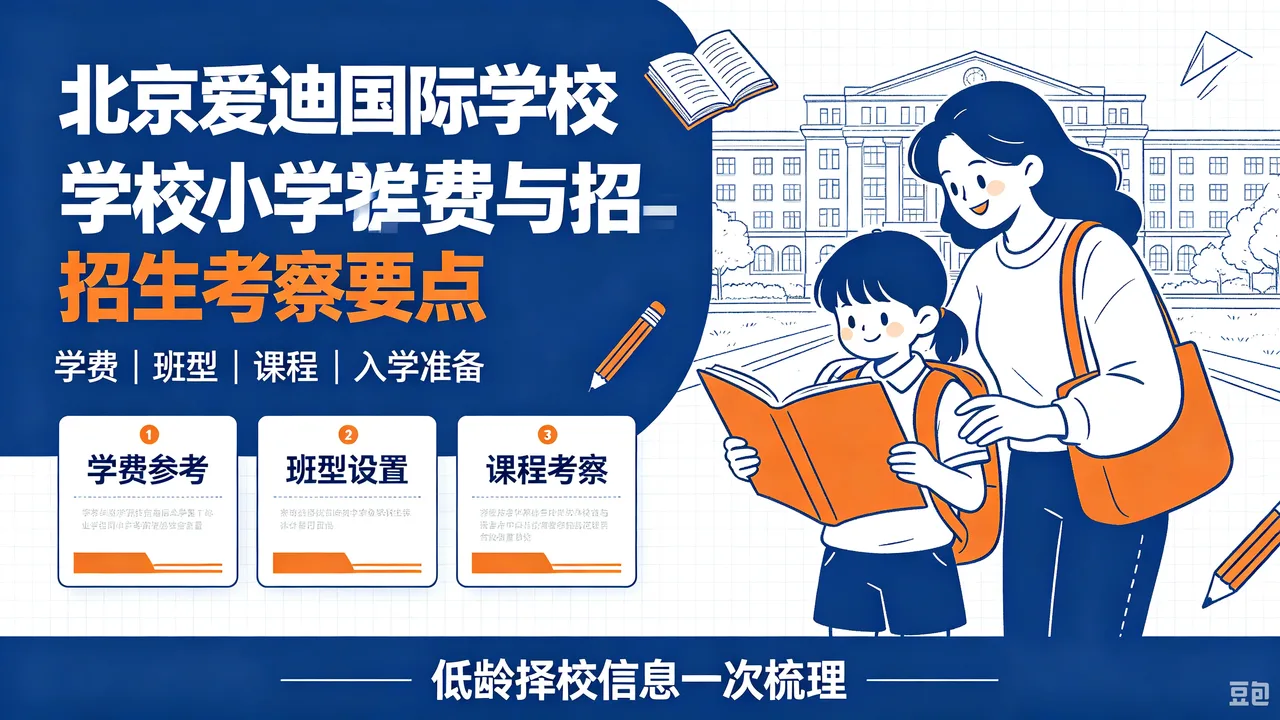 北京爱迪国际学校小学学费与招生考察要点