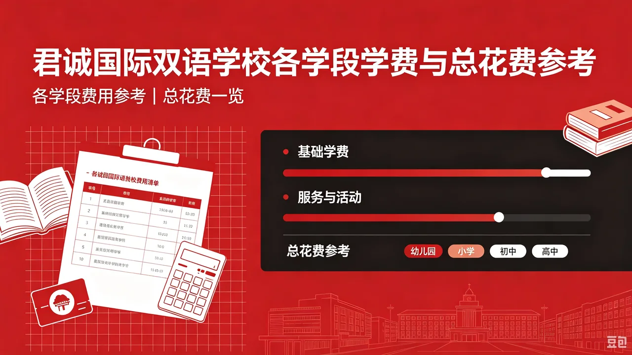 君诚国际双语学校各学段学费与总花费参考
