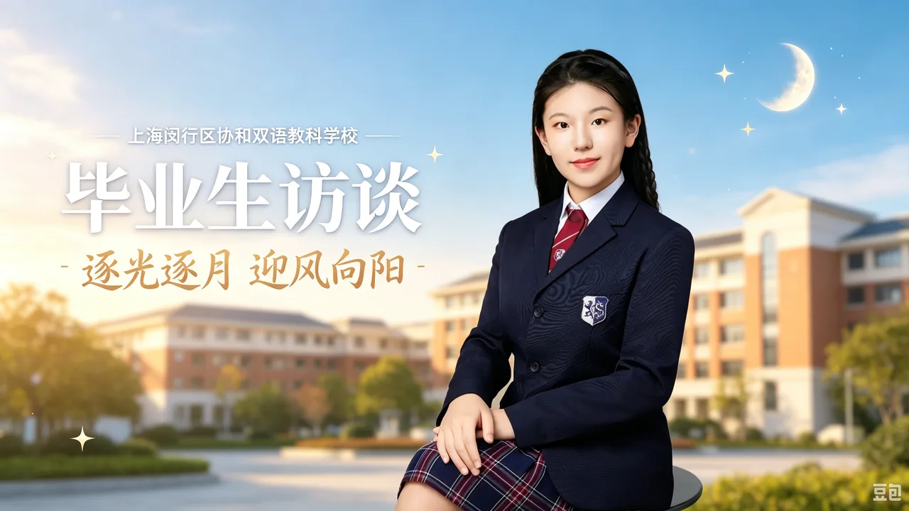 上海闵行区协和双语教科学校毕业生访谈|逐光逐月 迎风向阳