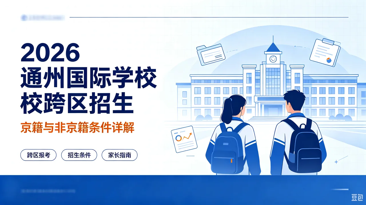 2026通州国际学校跨区招生:京籍与非京籍条件详解