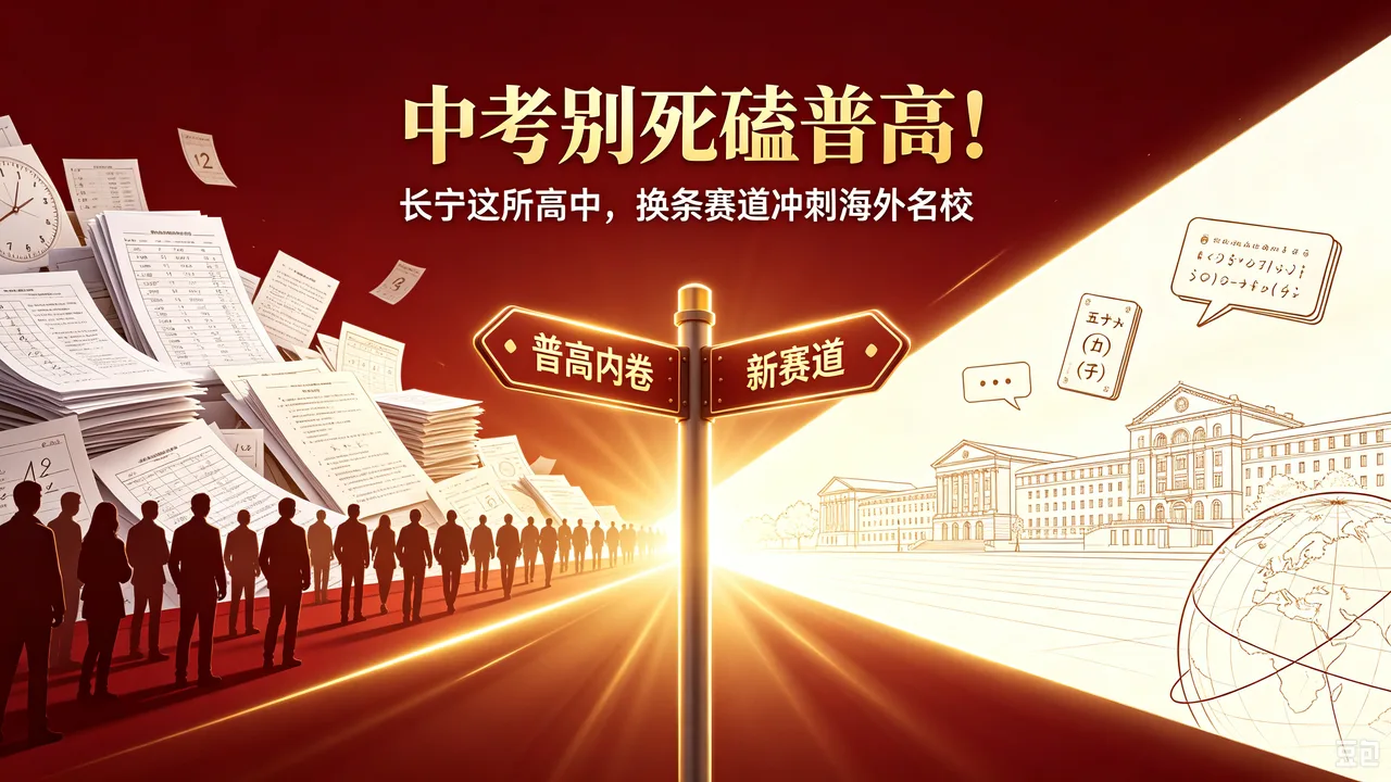 中考别死磕普高！长宁这所高中，换条赛道冲刺海外名校