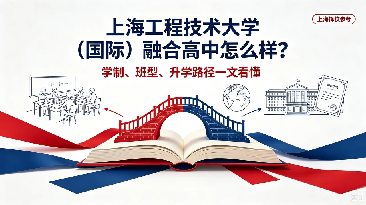 上海工程技术大学(国际)融合高中怎么样?学制、班型、升学路径一文看懂