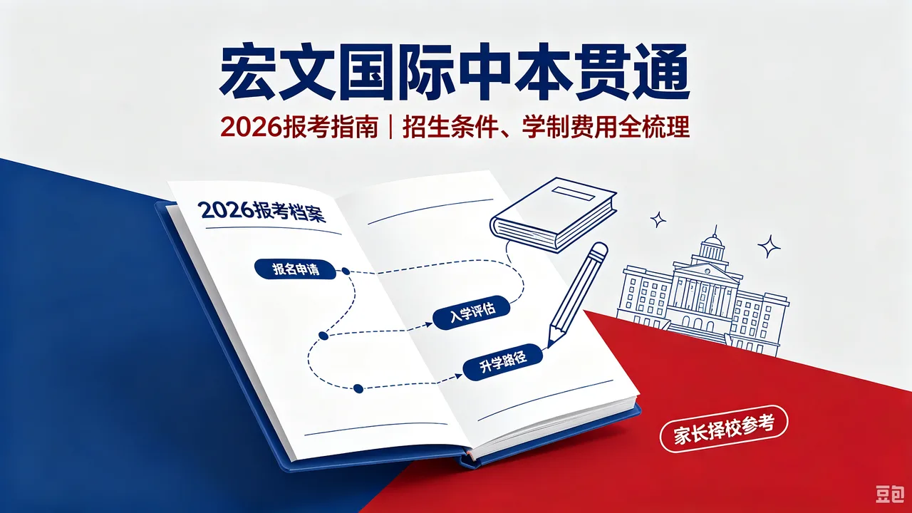 宏文国际中本贯通 2026 报考指南｜招生条件、学制费用全梳理