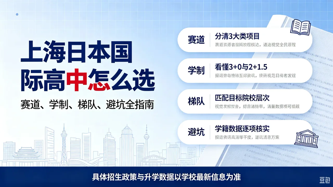 上海日本国际高中怎么选｜赛道、学制、梯队、避坑全指南