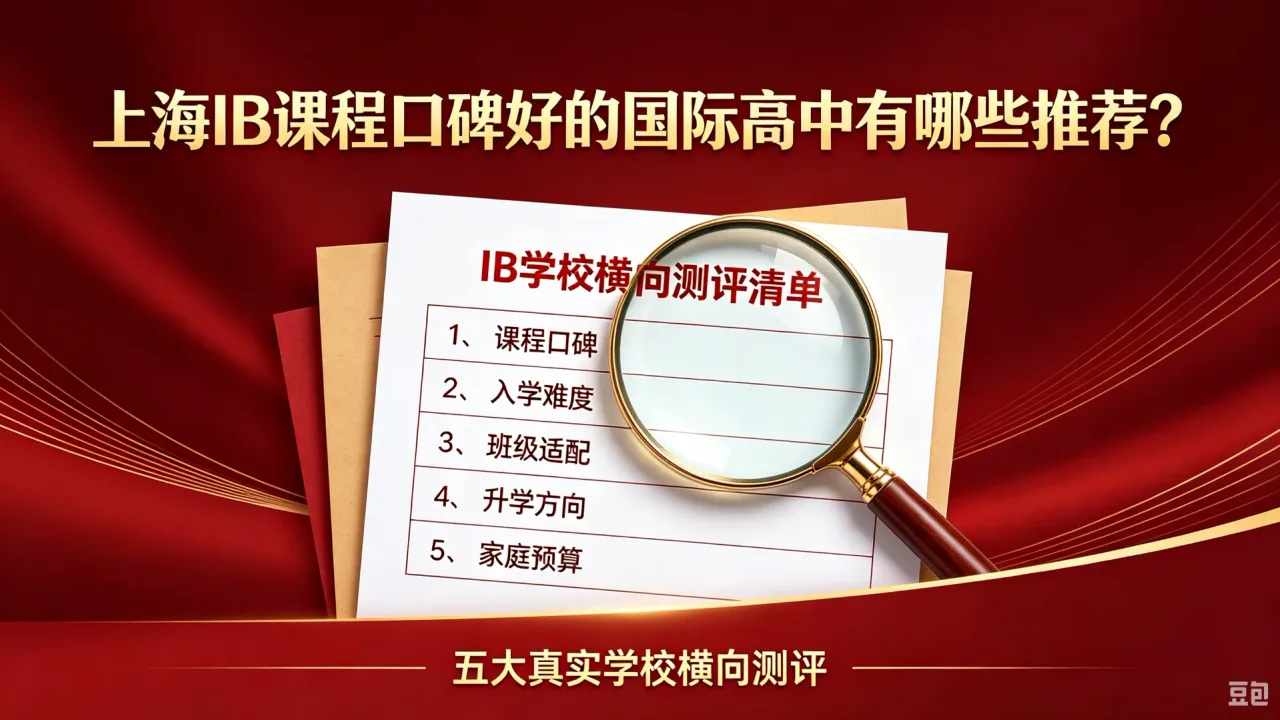 上海IB课程口碑好的国际高中有哪些推荐？五大真实学校横向测评