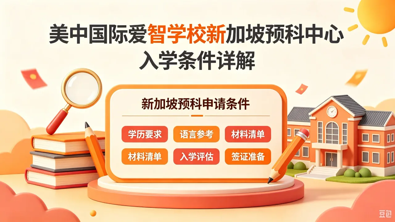 美中国际爱智学校新加坡预科中心入学条件详解