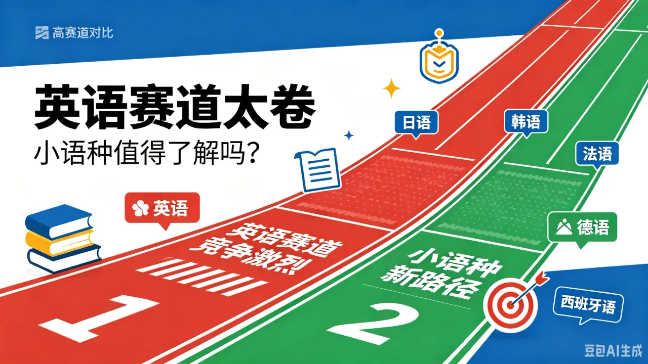 英语赛道太卷,小语种值得了解吗?