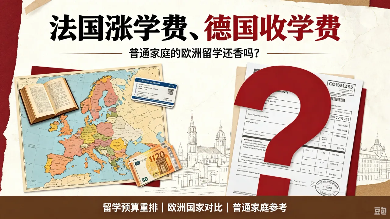 法国涨学费、德国收学费,普通家庭的欧洲留学还香吗?