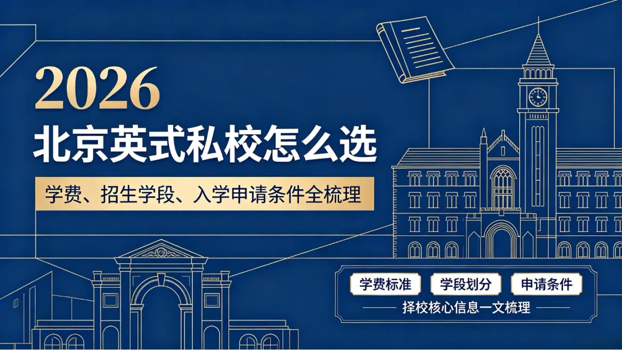 2026 北京英式私校怎么选|学费、招生学段、入学申请条件全梳理