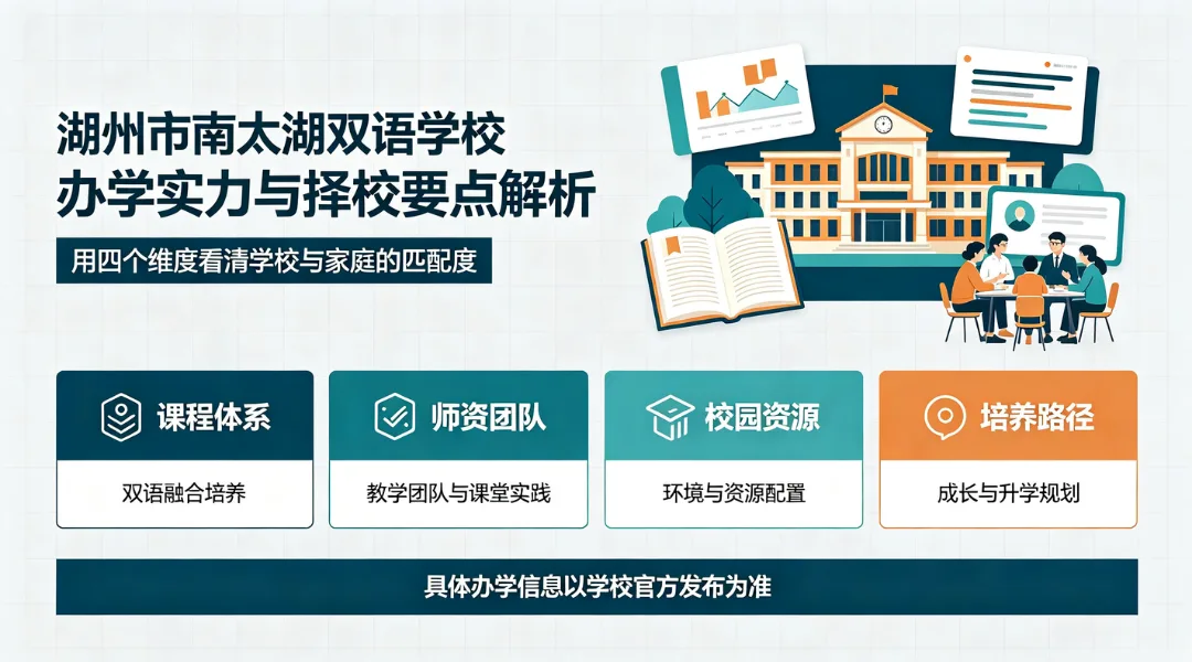 湖州市南太湖双语学校办学实力与择校要点解析