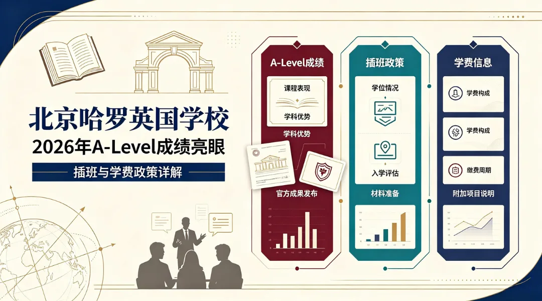 北京哈罗英国学校2026年A-Level成绩亮眼，插班与学费政策详解