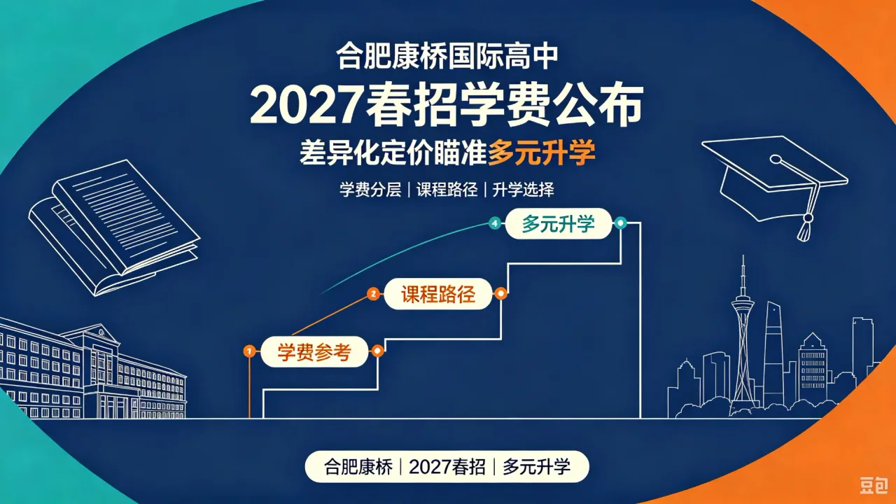 合肥康桥国际高中2027春招学费公布,差异化定价瞄准多元升学