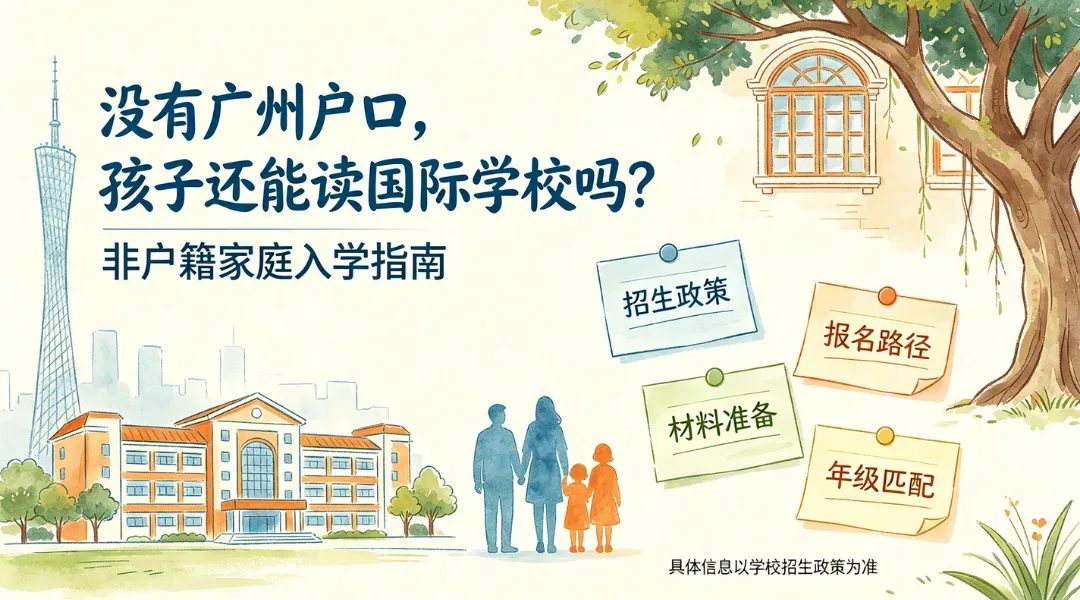 没有广州户口，孩子还能读国际学校吗？