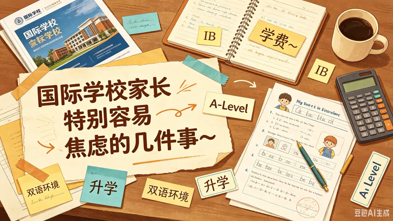 国际学校家长特别容易焦虑的几件事~