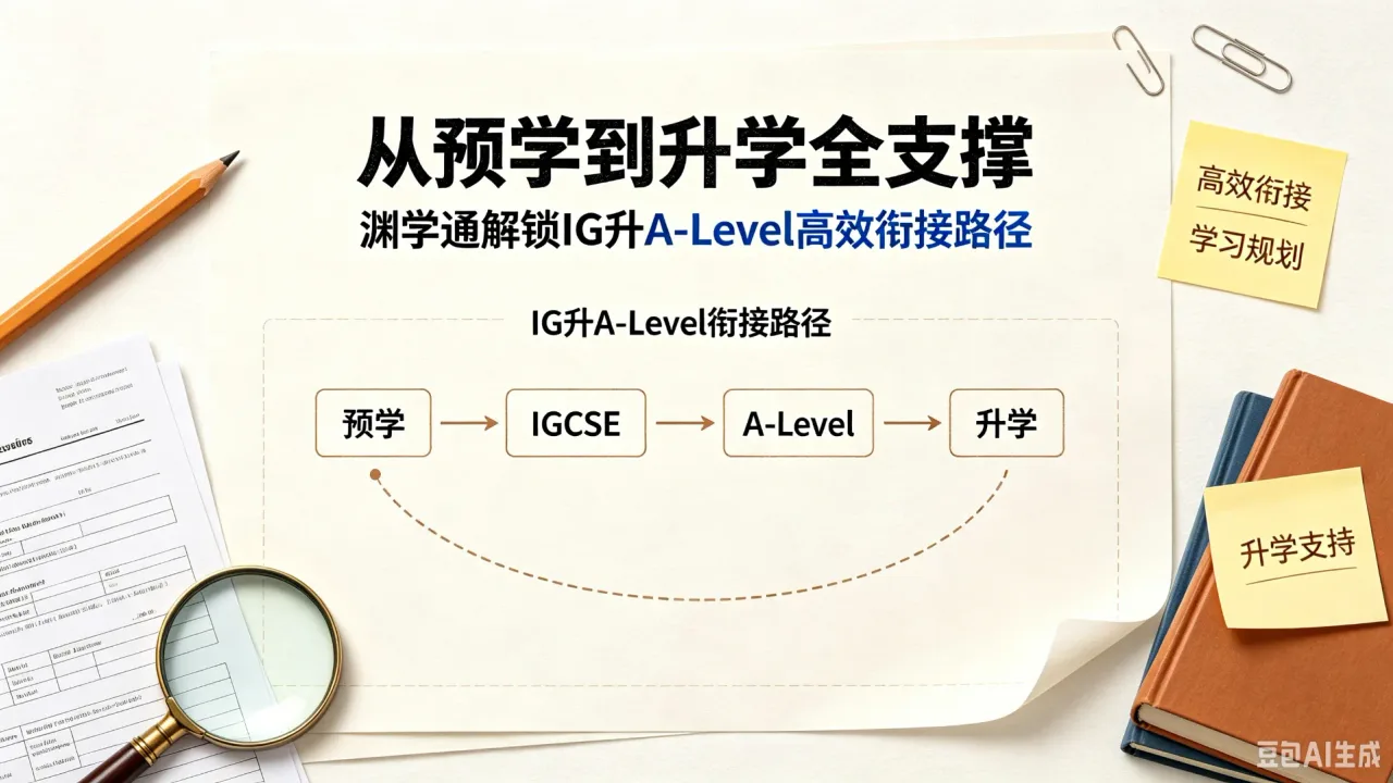 从预学到升学全支撑，渊学通解锁IG升A-Level高效衔接路径