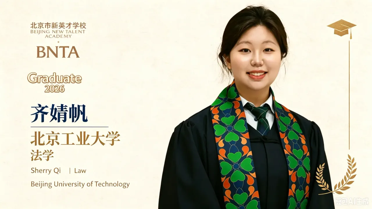 齐婧帆：敢争，敢说，敢向前，想赢的女孩，从来不怕路远 | 新英才学校毕业生专访（2026）