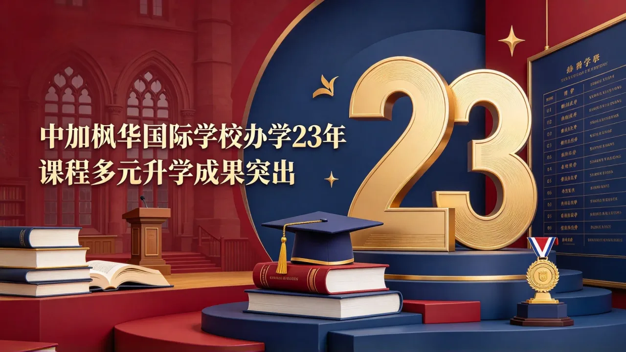 中加枫华国际学校办学23年:课程多元升学成果突出