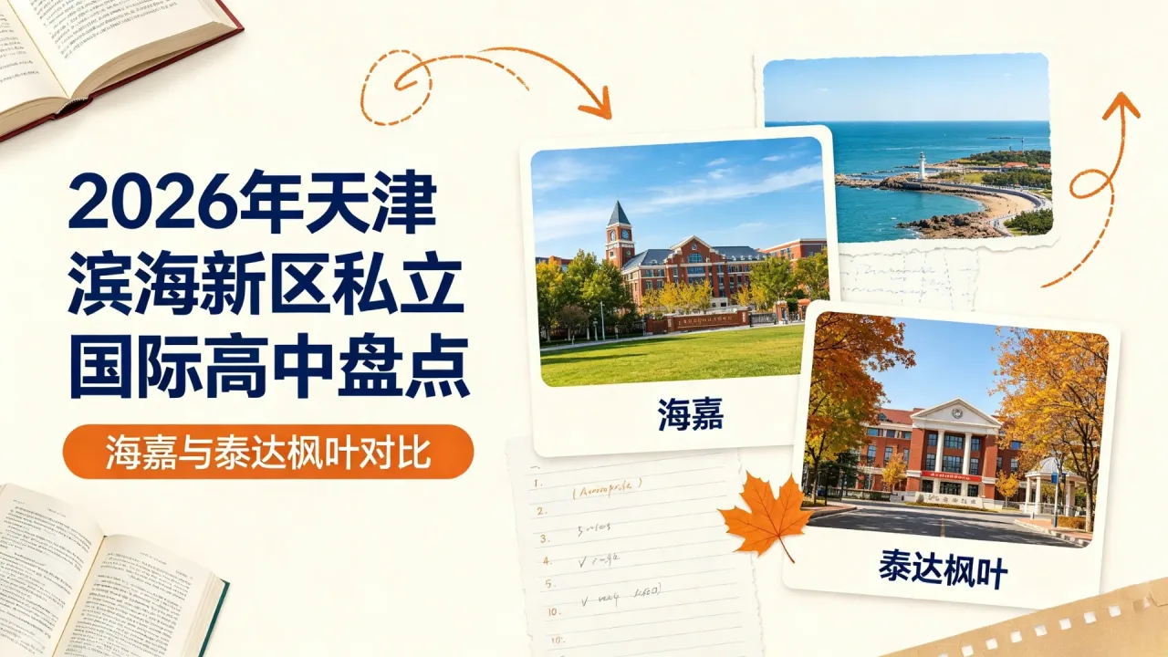 2026年天津滨海新区私立国际高中盘点:海嘉与泰达枫叶对比