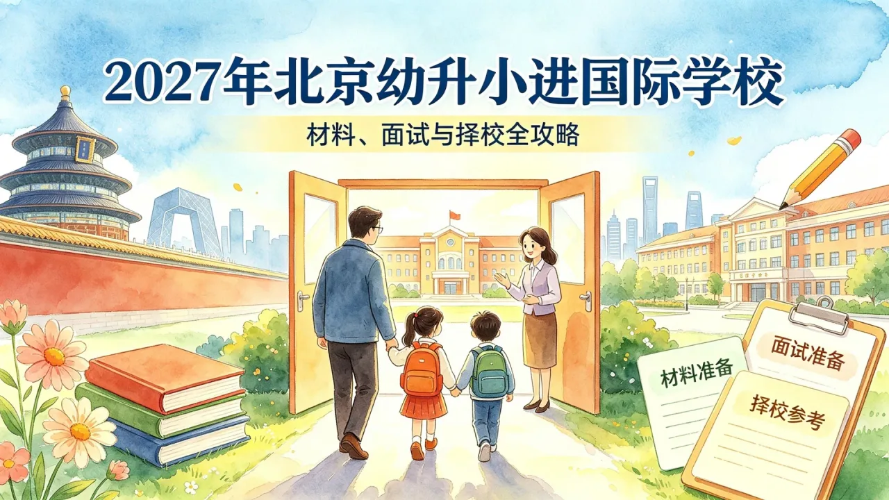 2027年北京幼升小进国际学校:材料、面试与择校全攻略