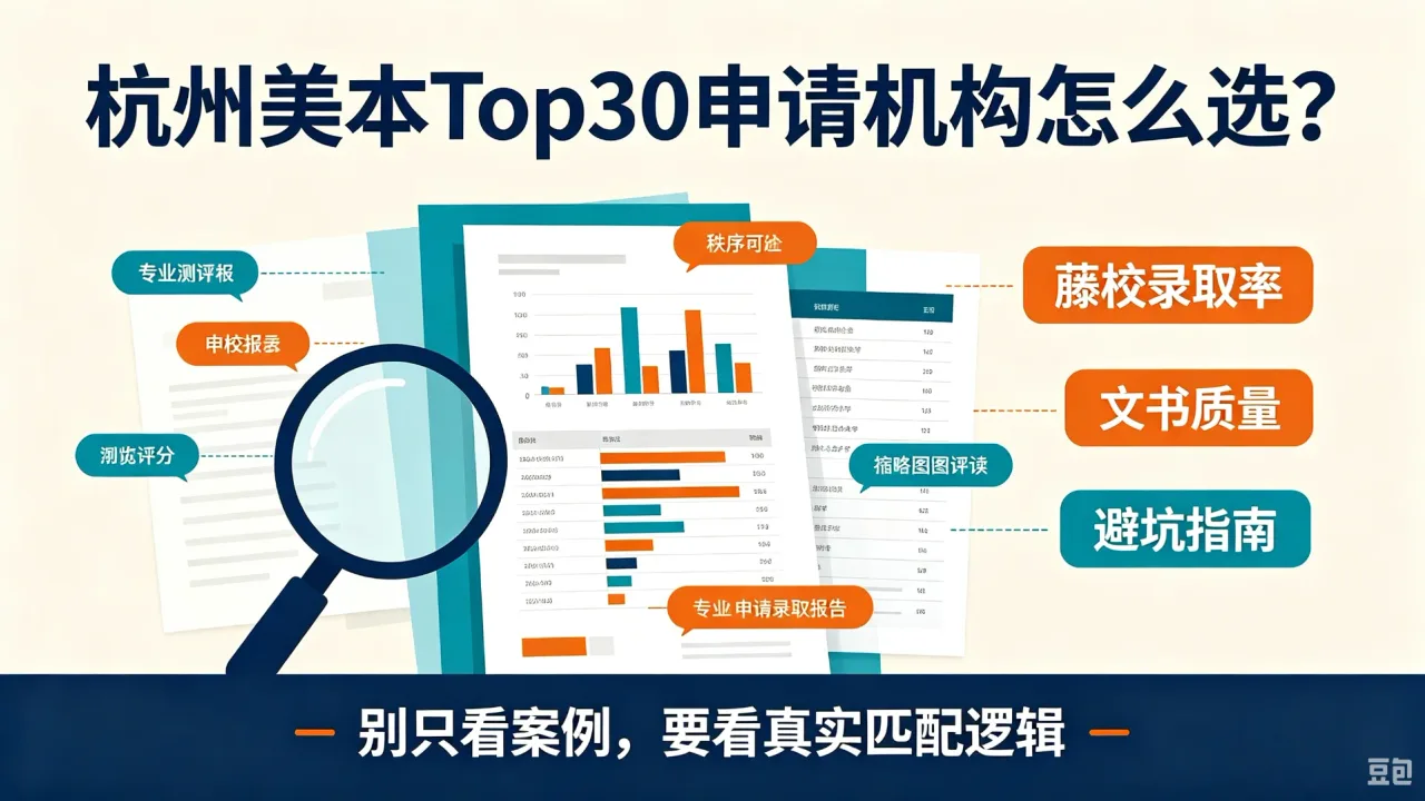 杭州美本Top30申请机构怎么选？藤校录取率、文书质量、避坑指南一次说清