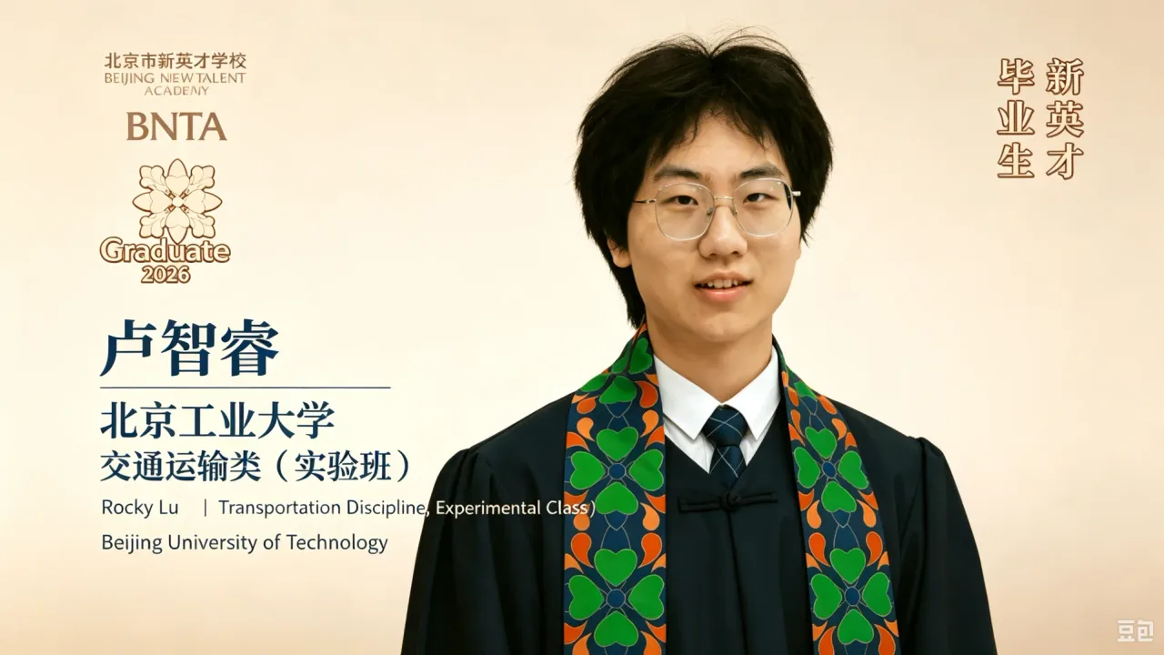 卢智睿：以“较真”的姿态，交出一份不留遗憾的答卷 | 新英才学校毕业生专访（2026）