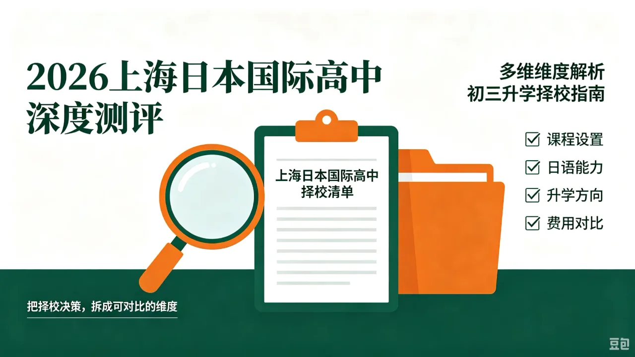 2026上海日本国际高中深度测评:多维维度解析初三升学择校指南