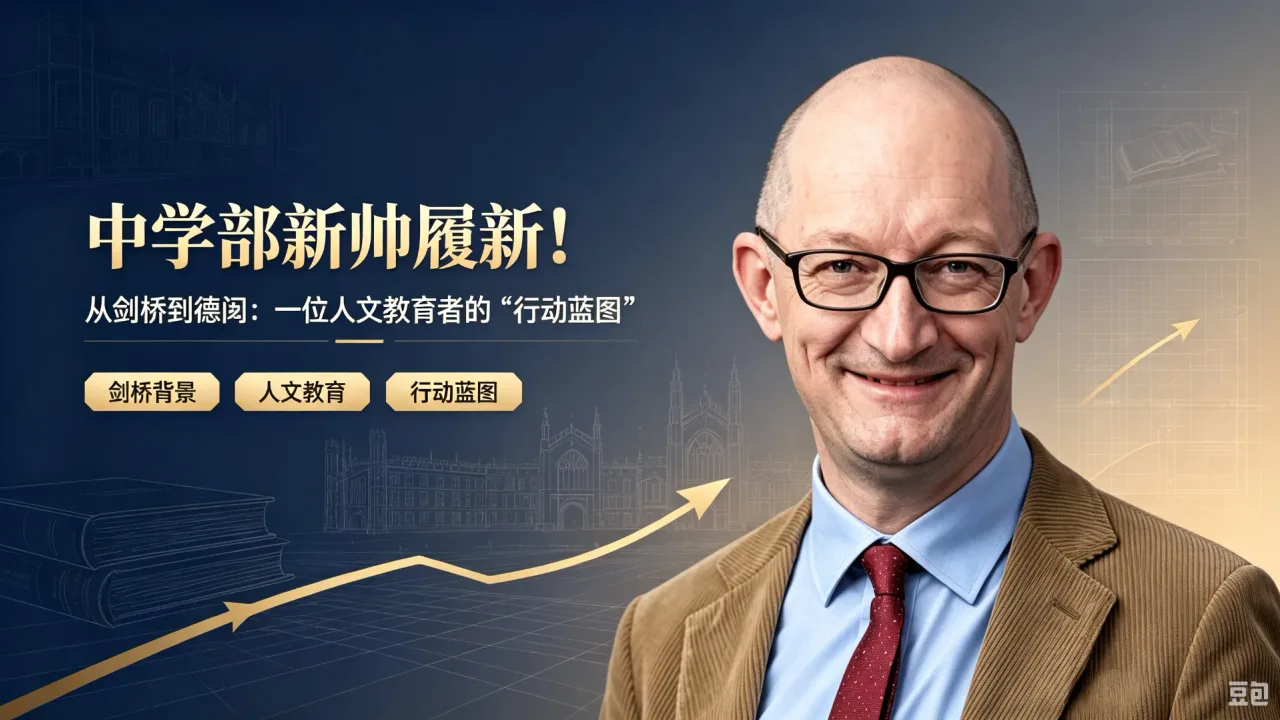 中学部新帅履新！从剑桥到德闳：一位人文教育者的“行动蓝图”