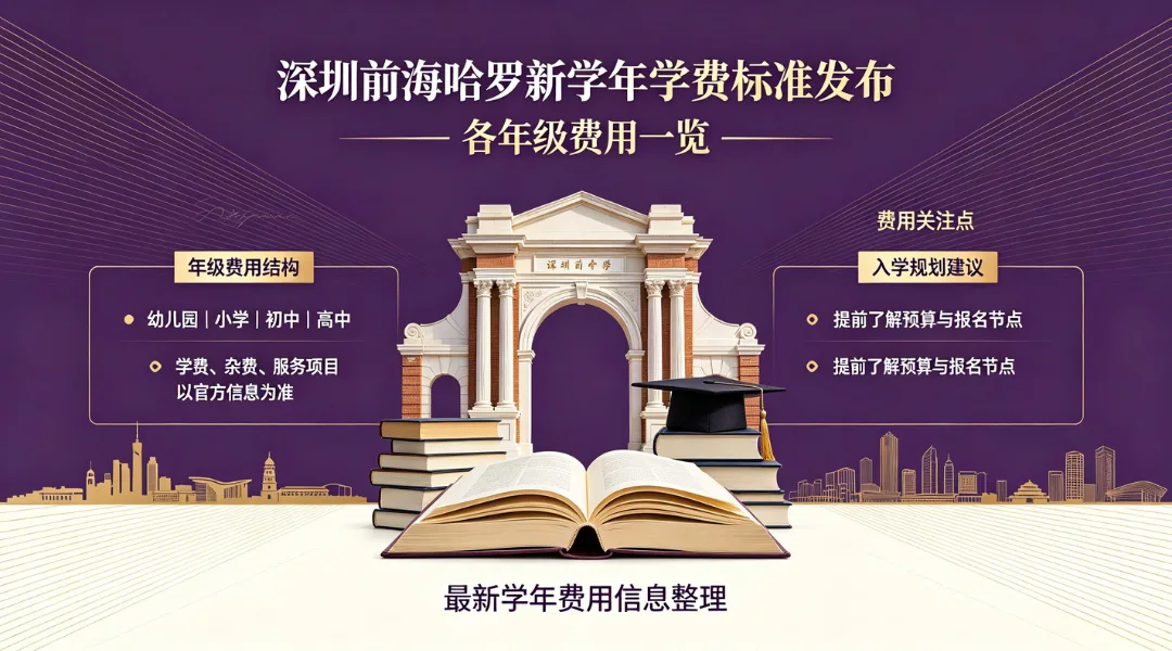 最新!深圳前海哈罗新学年学费标准出炉,各年级费用一览