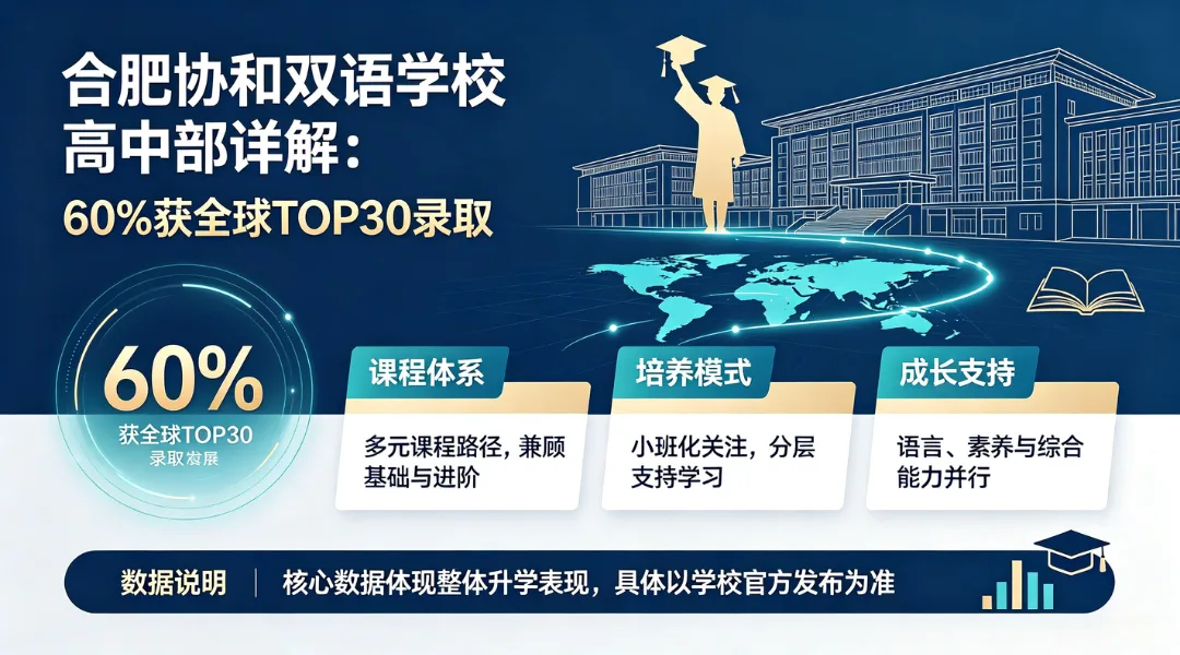 合肥协和双语学校高中部详解：60%获全球TOP30录取
