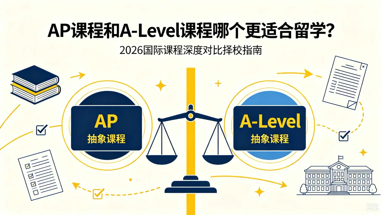 AP课程和A-Level课程哪个更适合留学？2026国际课程深度对比择校指南
