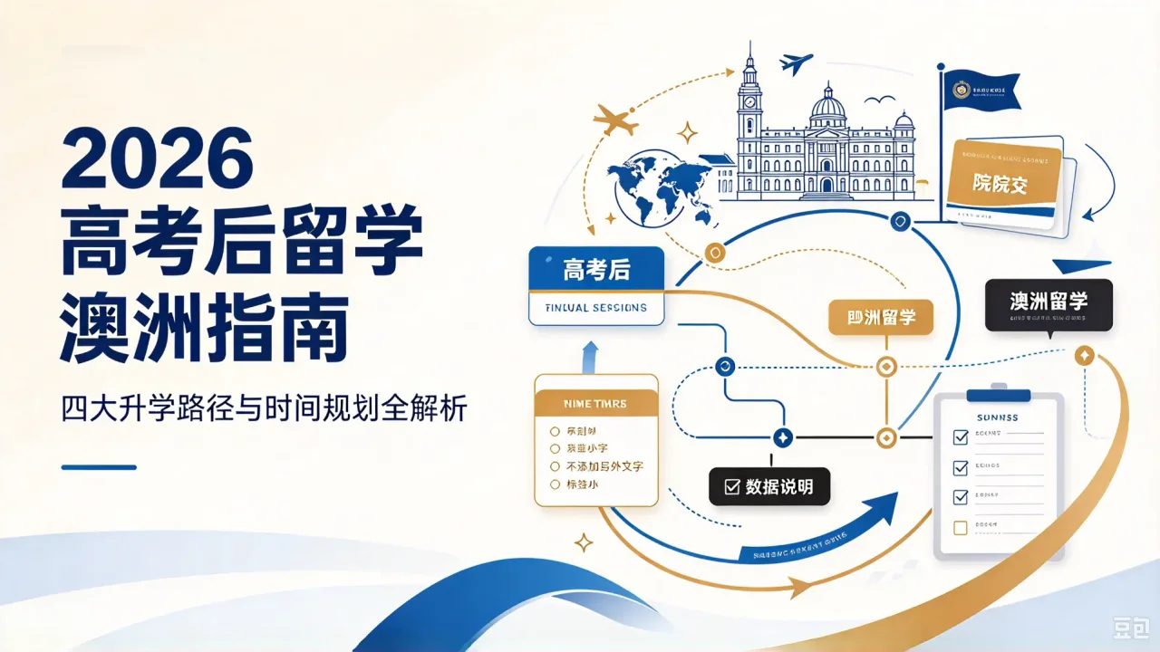 2026高考后留学澳洲指南：四大升学路径与时间规划全解析